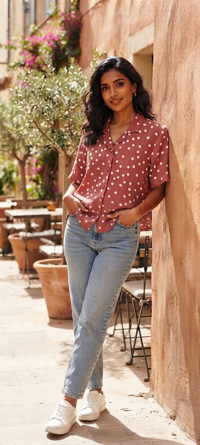 KOREAN shirt M