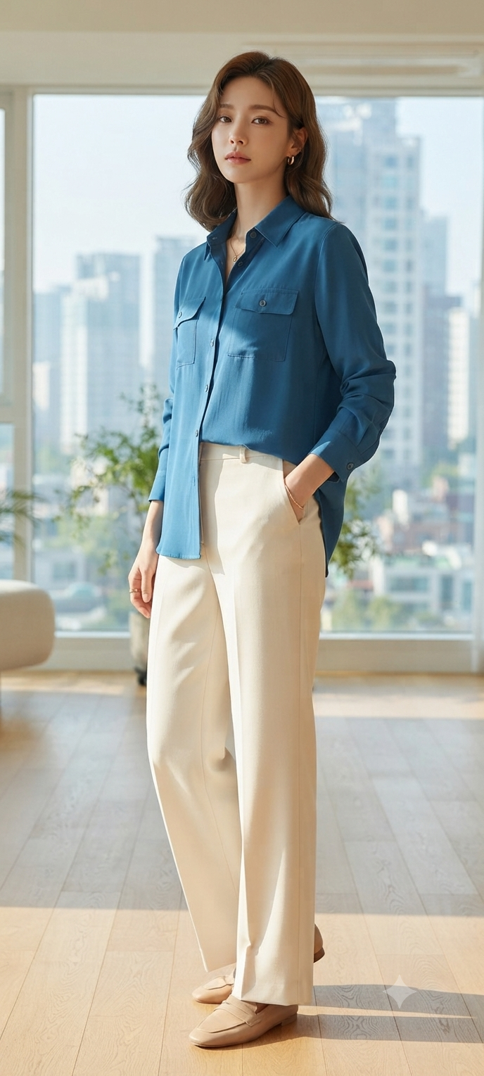 KOREAN shirt M