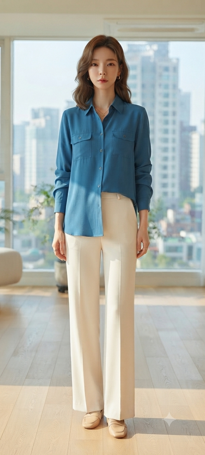 KOREAN shirt M