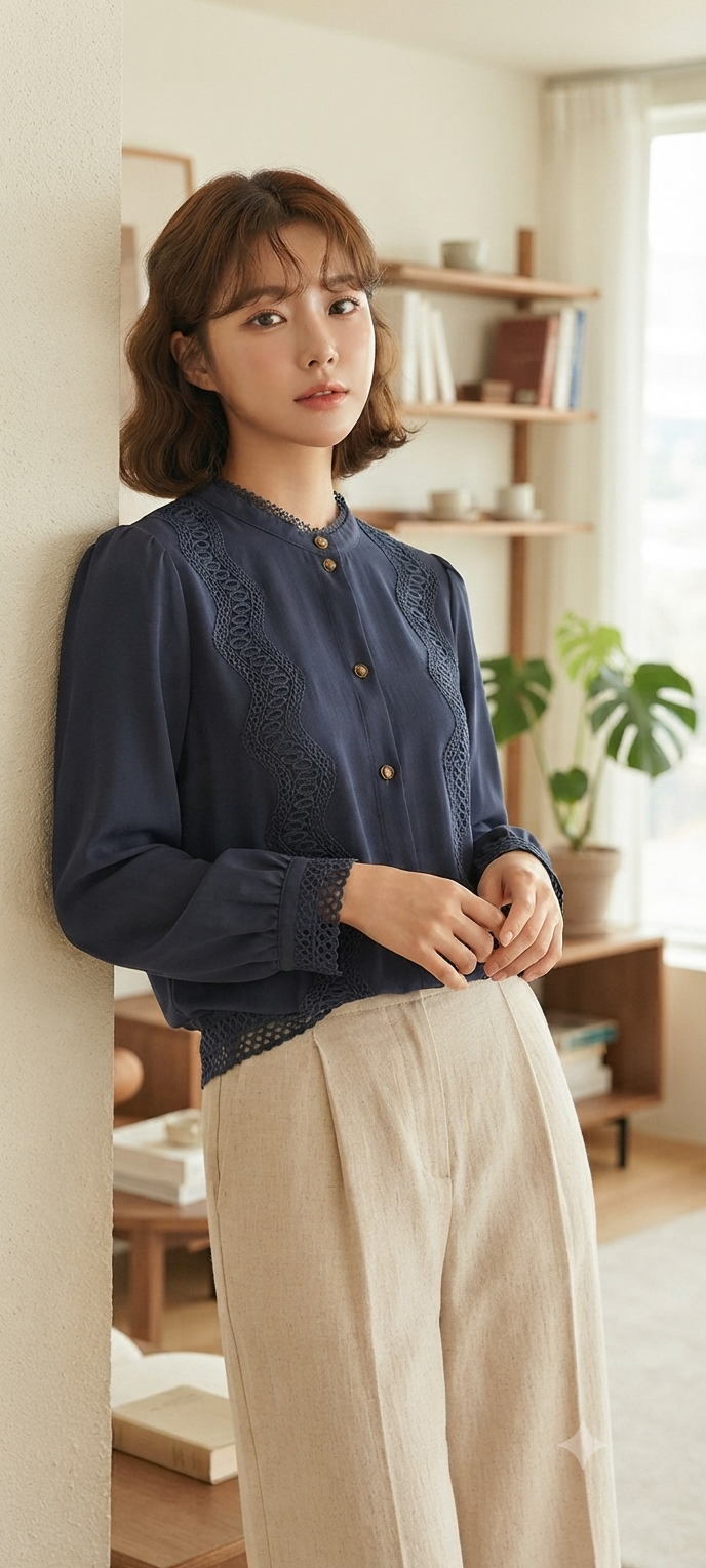 KOREAN shirt M