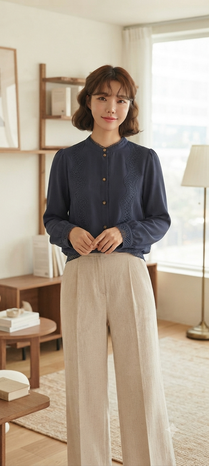 KOREAN shirt M