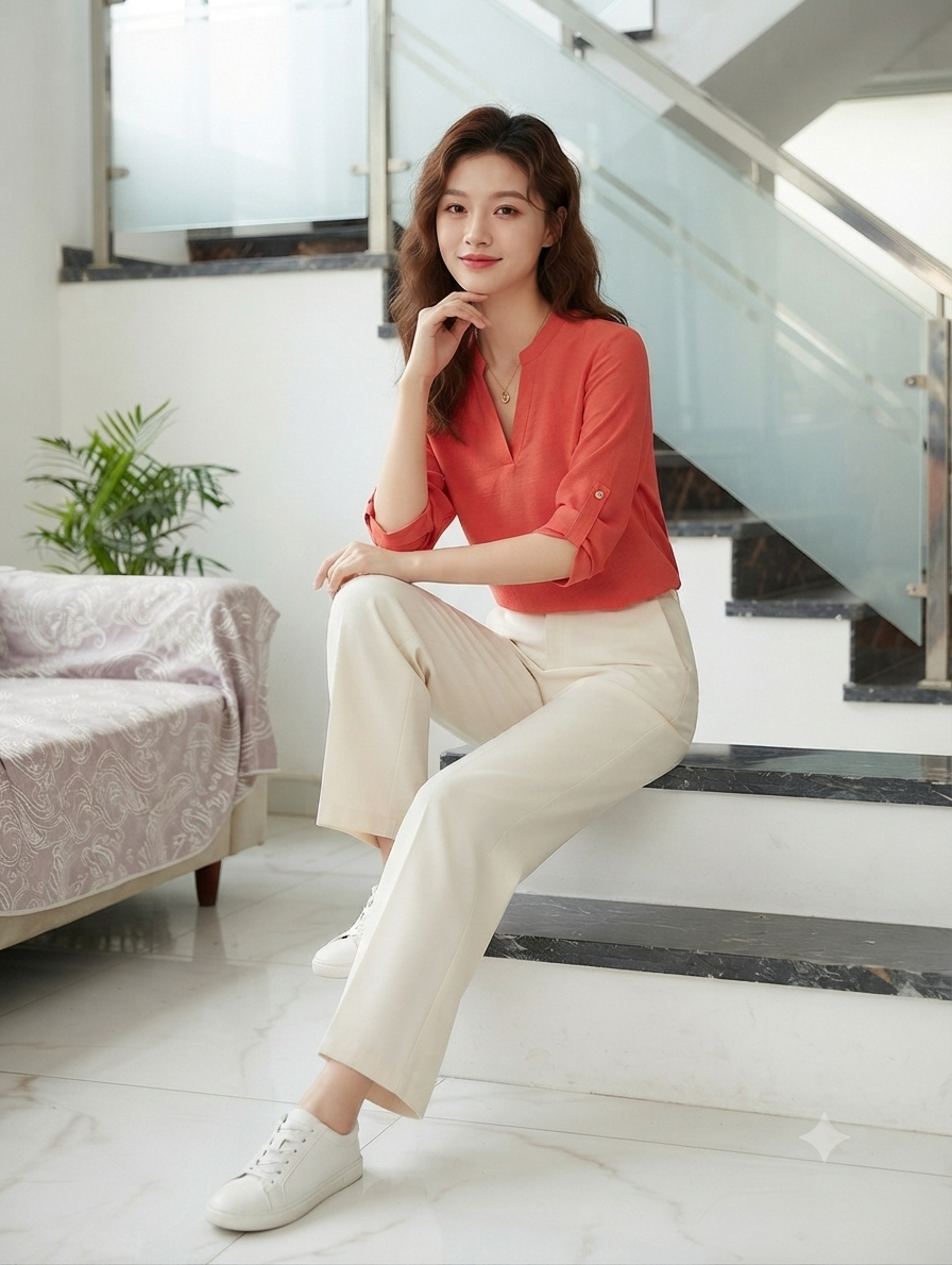 Korean top XXL